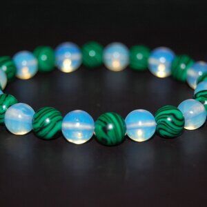 Opal Beaded Bracelet,Handmade Stone Beads Bracelet